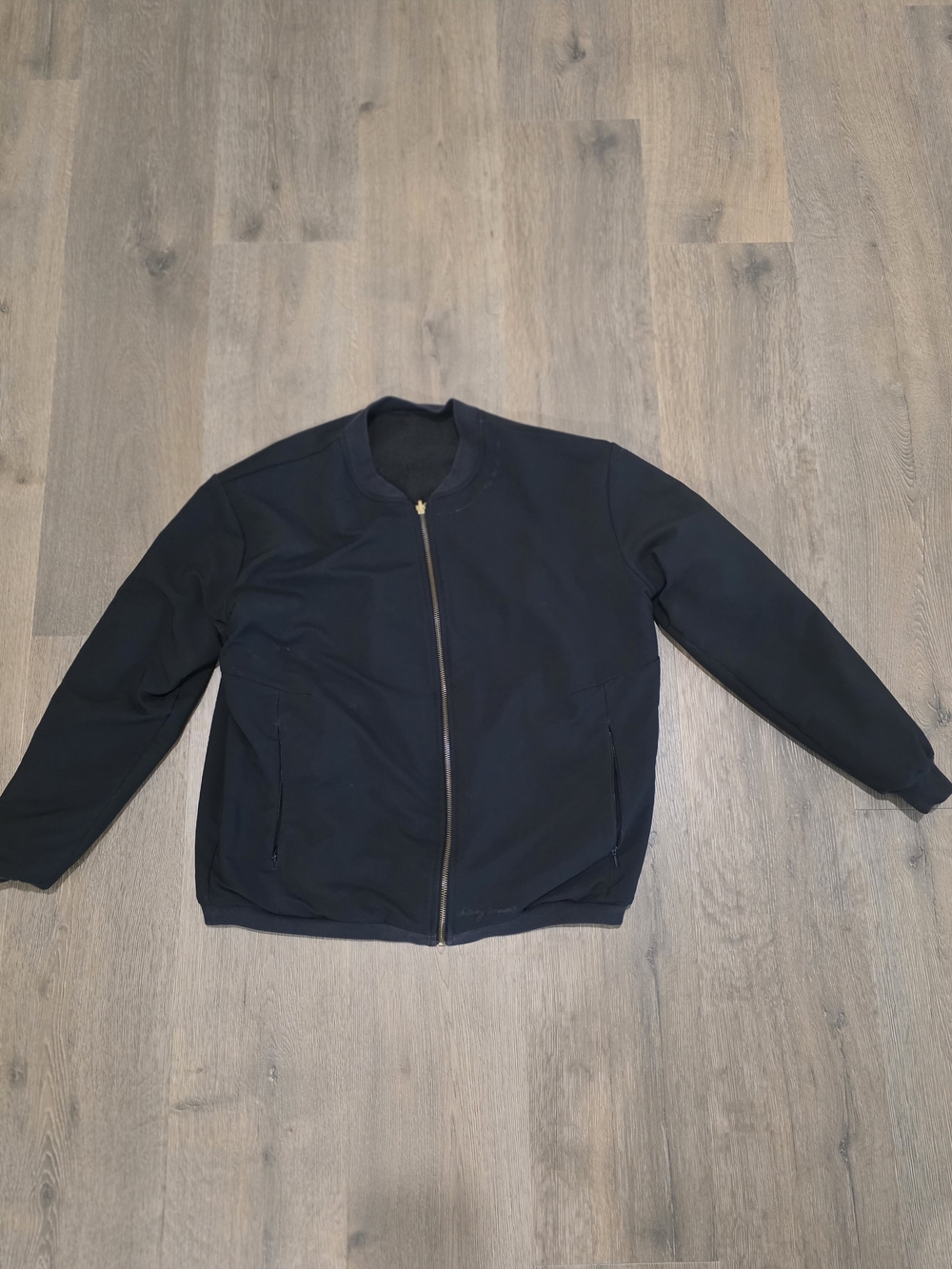 Gymshark x Whitney Simmons Reversible Oversized Bomber Jacket Black Medium - Picture 3 of 7